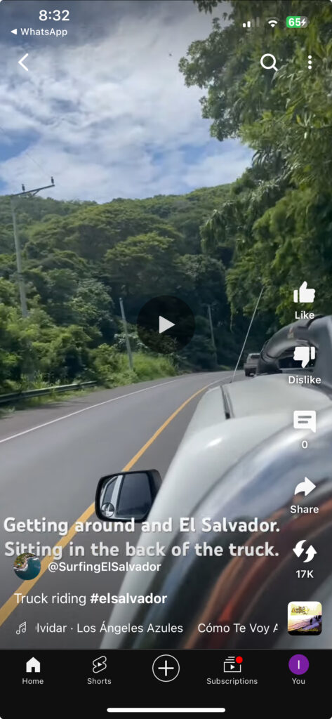 Driving in El Salvador